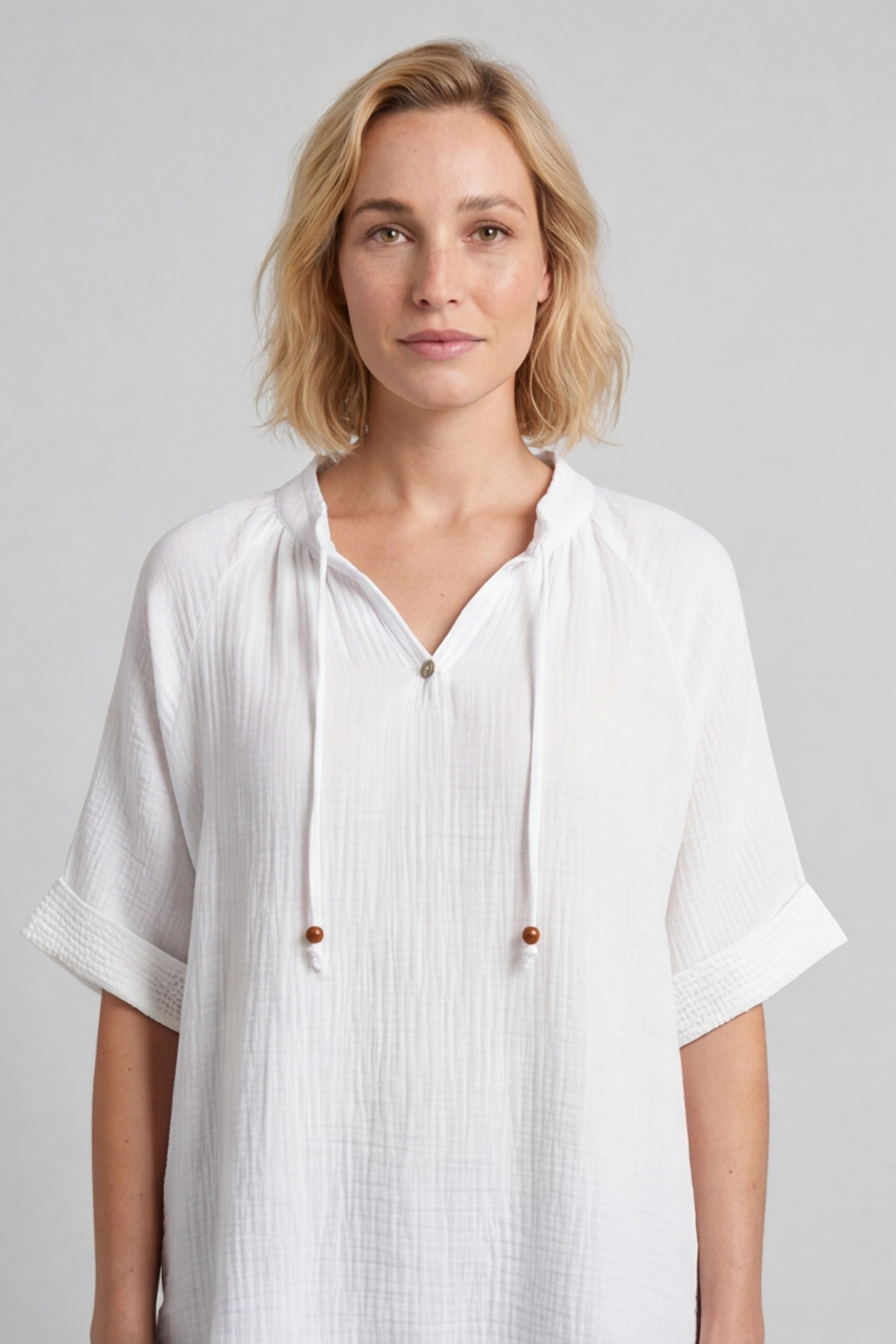 Sorrento Cotton White Top
