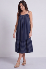 Amelie Stripe Sundress Navy Navy - Amelie Stripe Sundress Navy