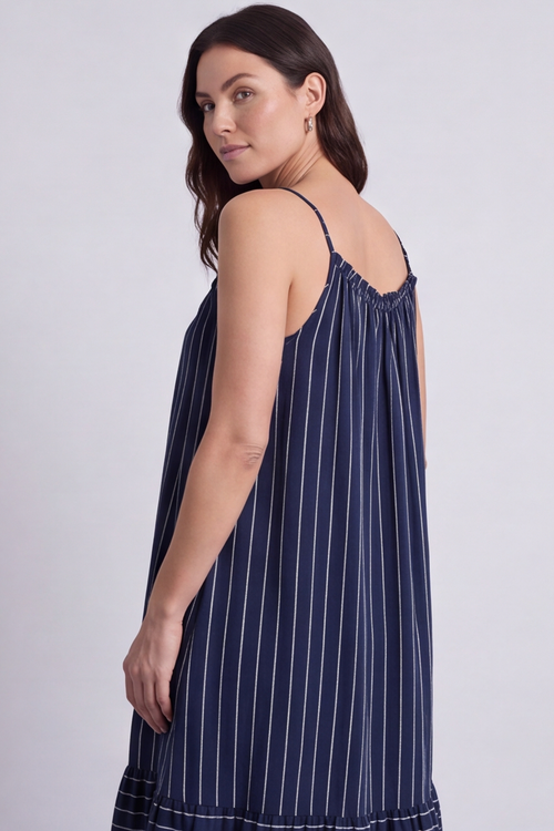 Amelie Stripe Sundress Navy - Image 8
