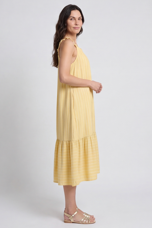 Amelie Stripe Sundress Yellow - Image 3