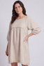 Kadenzia Stripe Cotton Tunic Stone