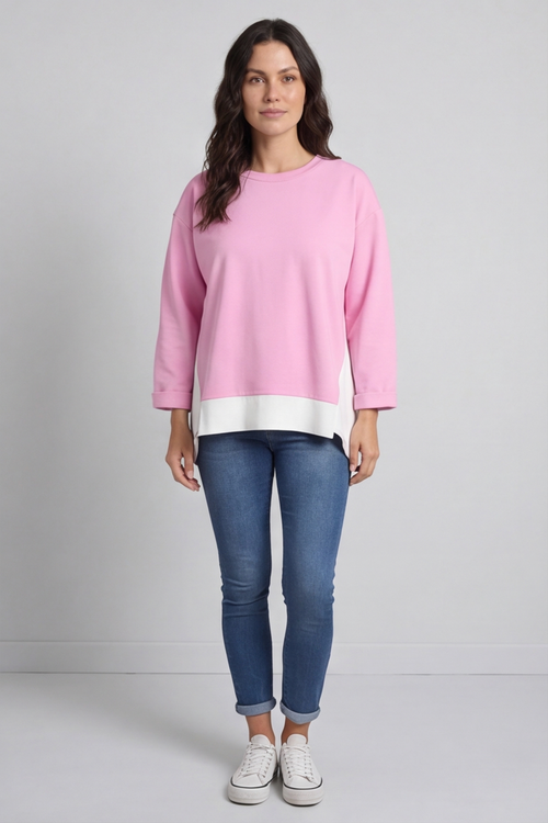 Sukina Contrast Top Pink - Image 2