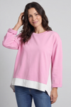 Sukina Contrast Top Pink