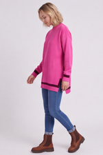Suzette Knitted Jumper Fuchsia Fuchsia - Suzette Knitted Jumper Fuchsia