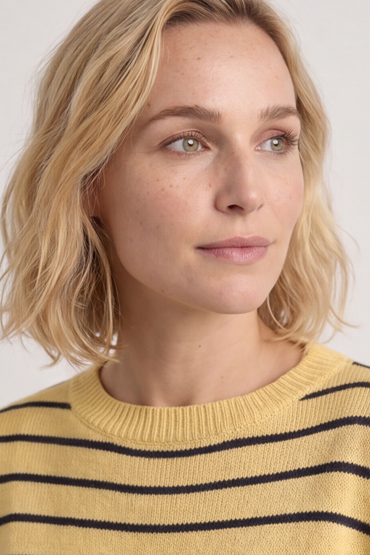 Bamburgh Stripe Knit Top Yellow