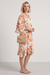 Tahlia Floral Linen Tunic Yellow