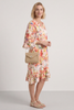 Tahlia Floral Linen Tunic Yellow