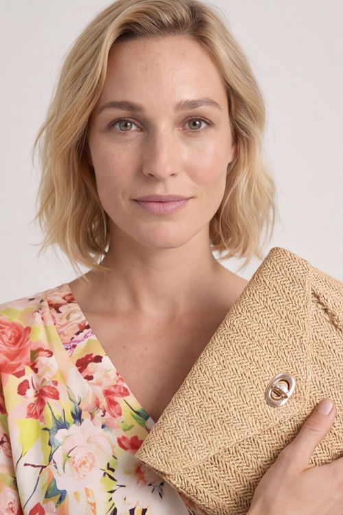 Tahlia Floral Linen Tunic Yellow - Image 3
