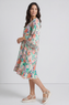 Tahlia Floral Linen Tunic Emerald