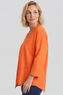 Trecia V-Neck Cotton Top Orange