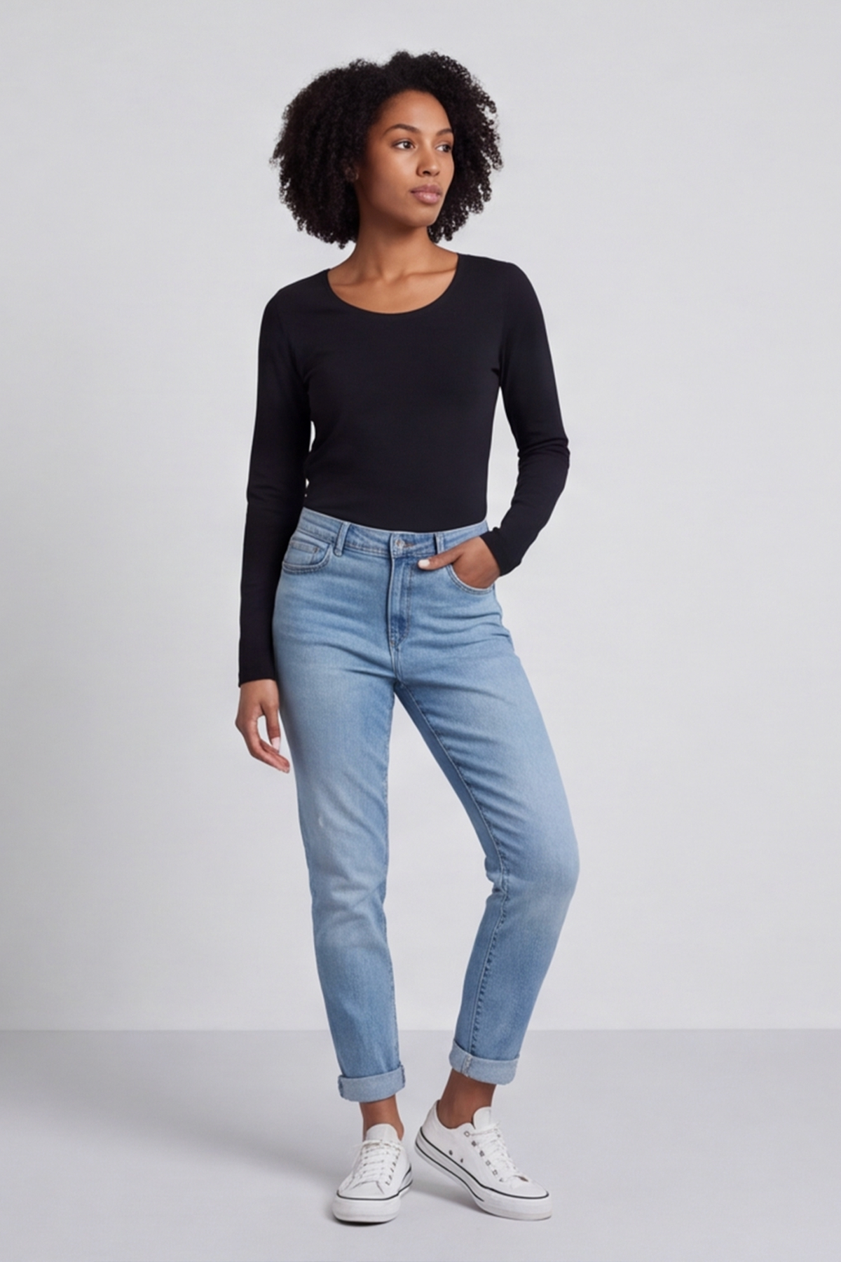 Vero Moda High Rise Skinny Jeans Light Denim