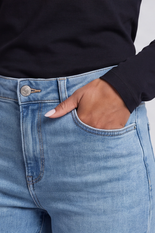Vero Moda High Rise Skinny Jeans Light Denim - Image 6