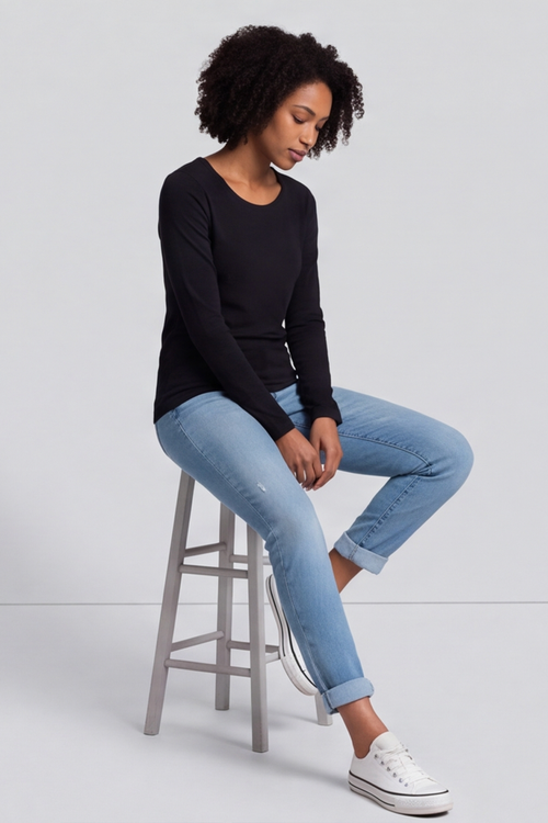 Vero Moda High Rise Skinny Jeans Light Denim - Image 7