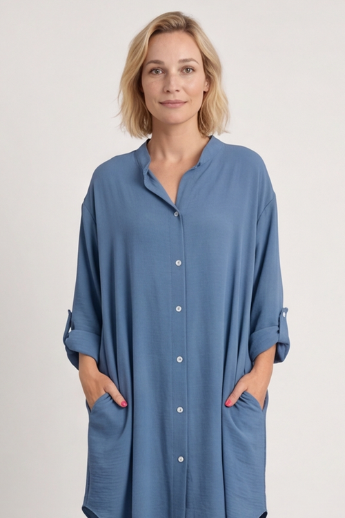 Vivianne Shirt Blue - Image 2