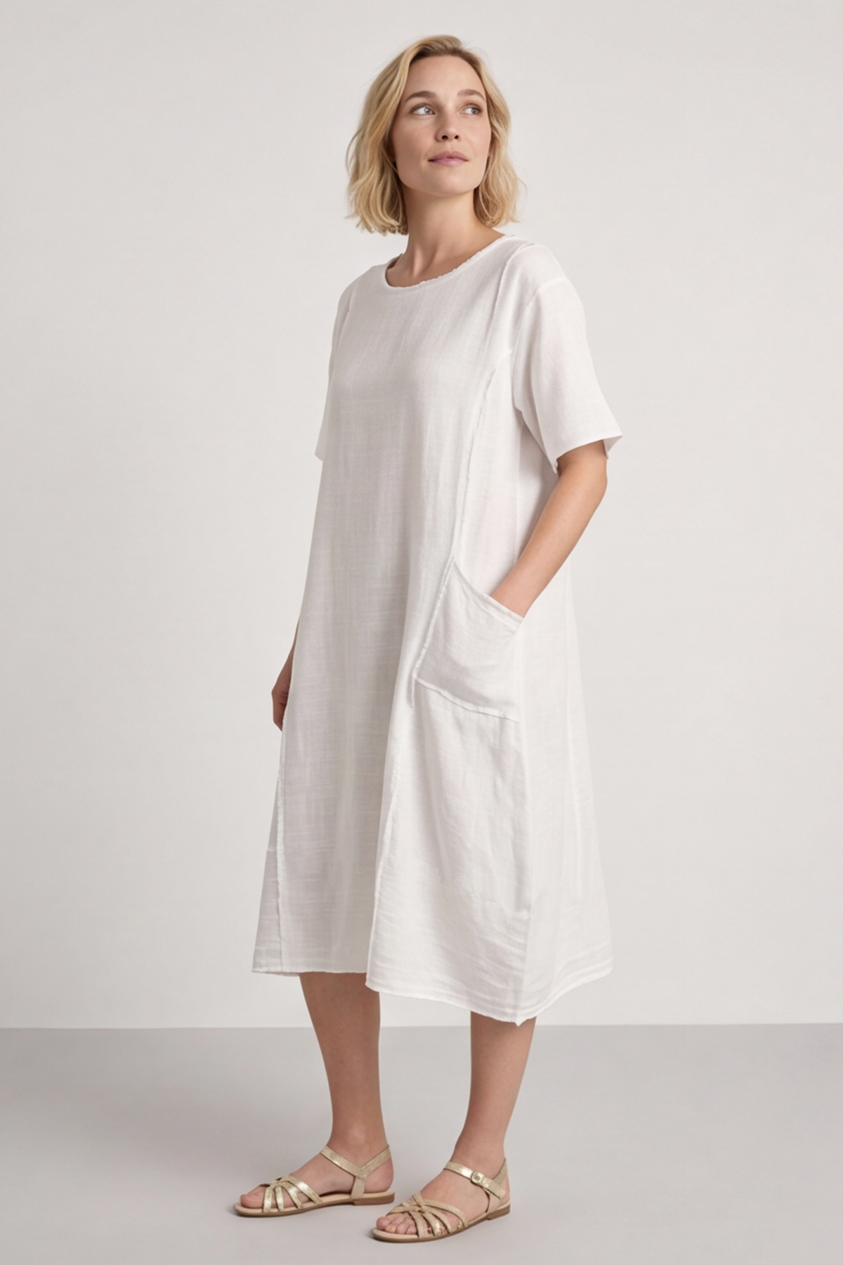 Amalfi Relaxed White Dress