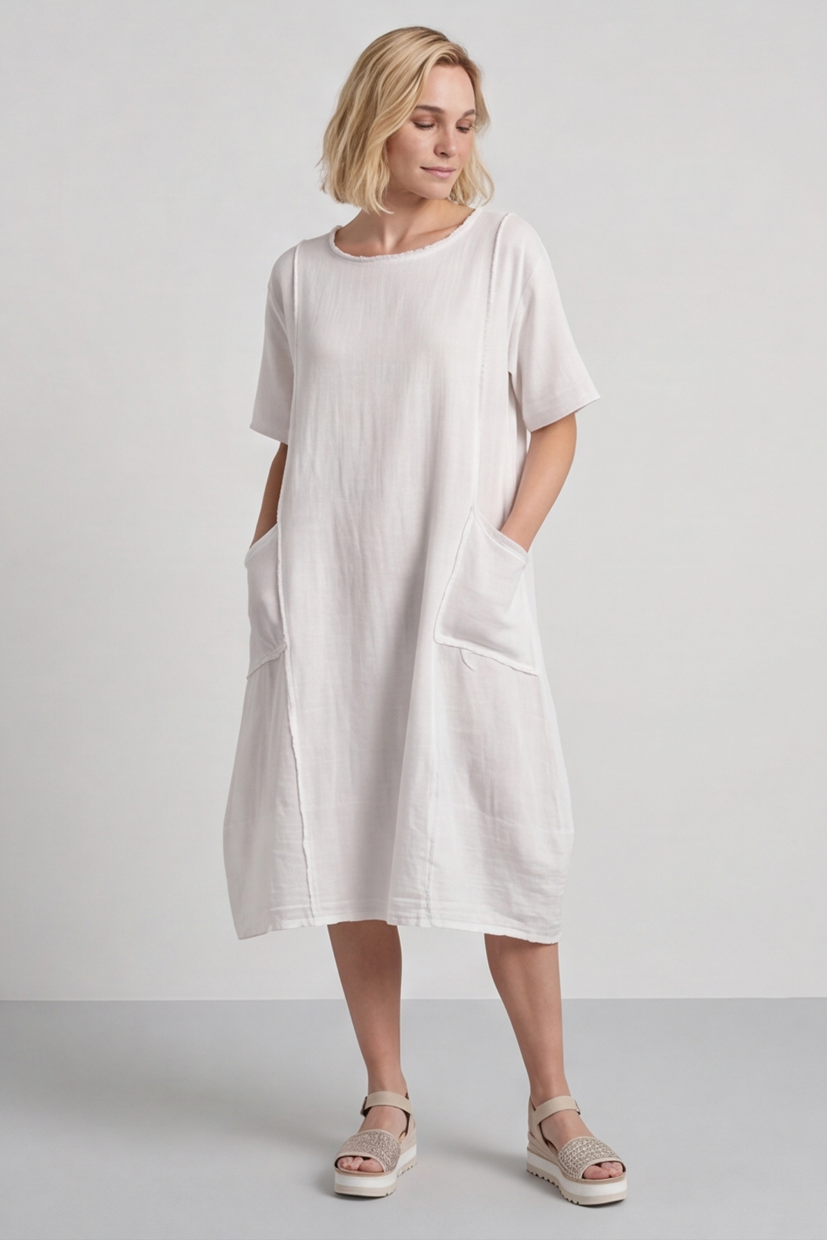 Amalfi Relaxed White Dress