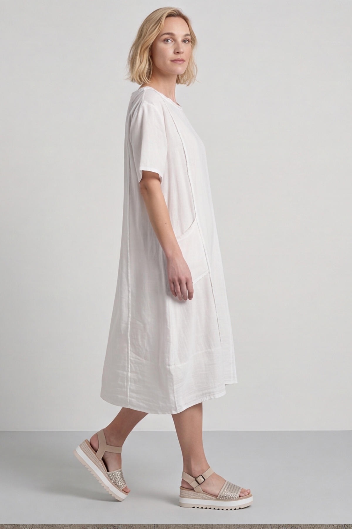 Amalfi Relaxed White Dress