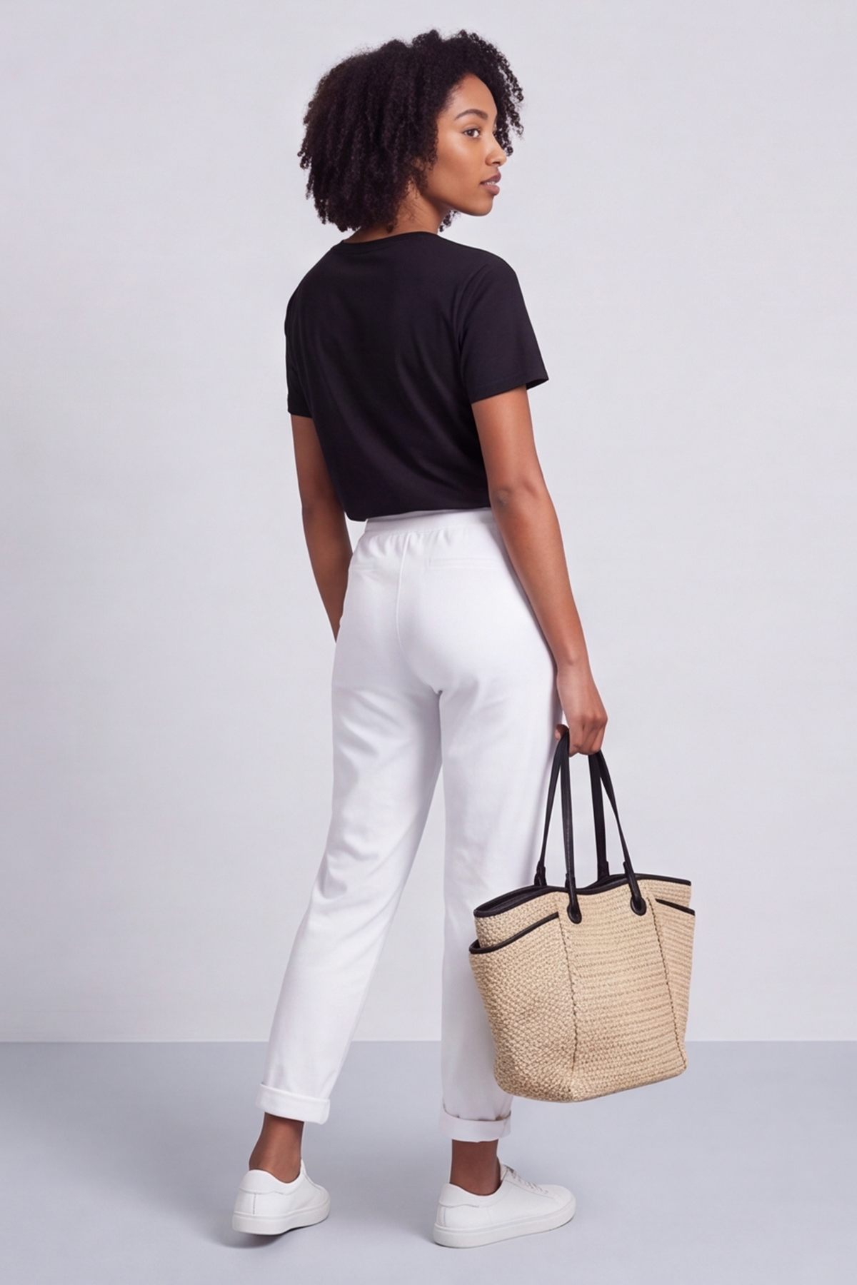 Yarwell White Joggers