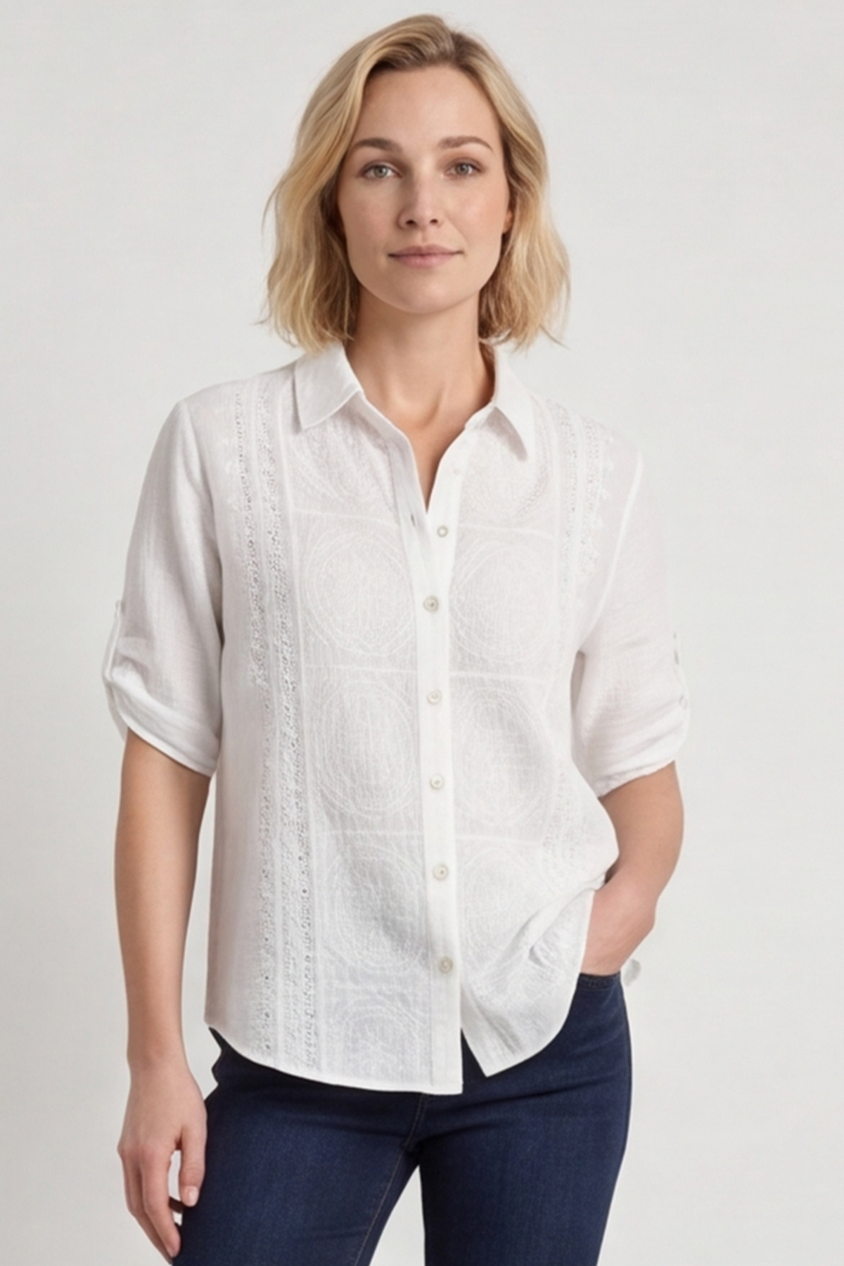 Valentina Broderie White Shirt