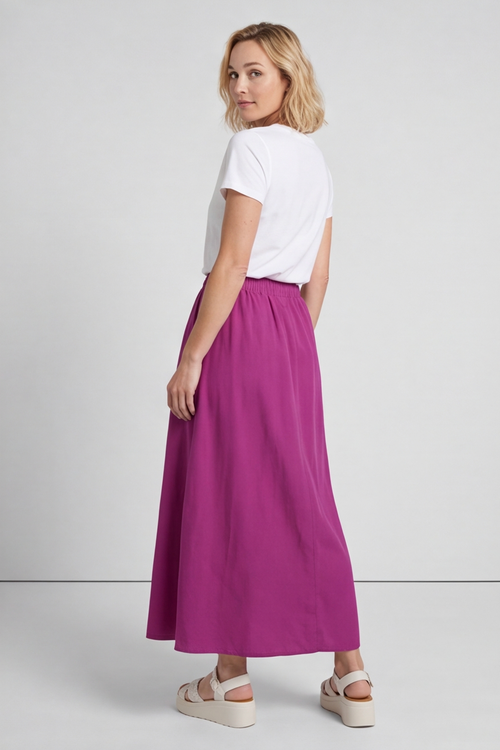 Zinnia Needlecord Skirt Berry - Image 3