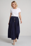 Zinnia Needlecord Skirt Navy