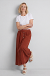 Zinnia Needlecord Skirt Burnt Orange