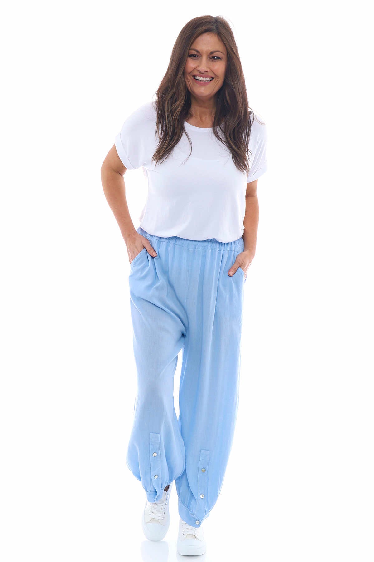 Buy Regular Trouser Sky Blue Handloom Cotton for Best Price, Reviews, Free  Shipping