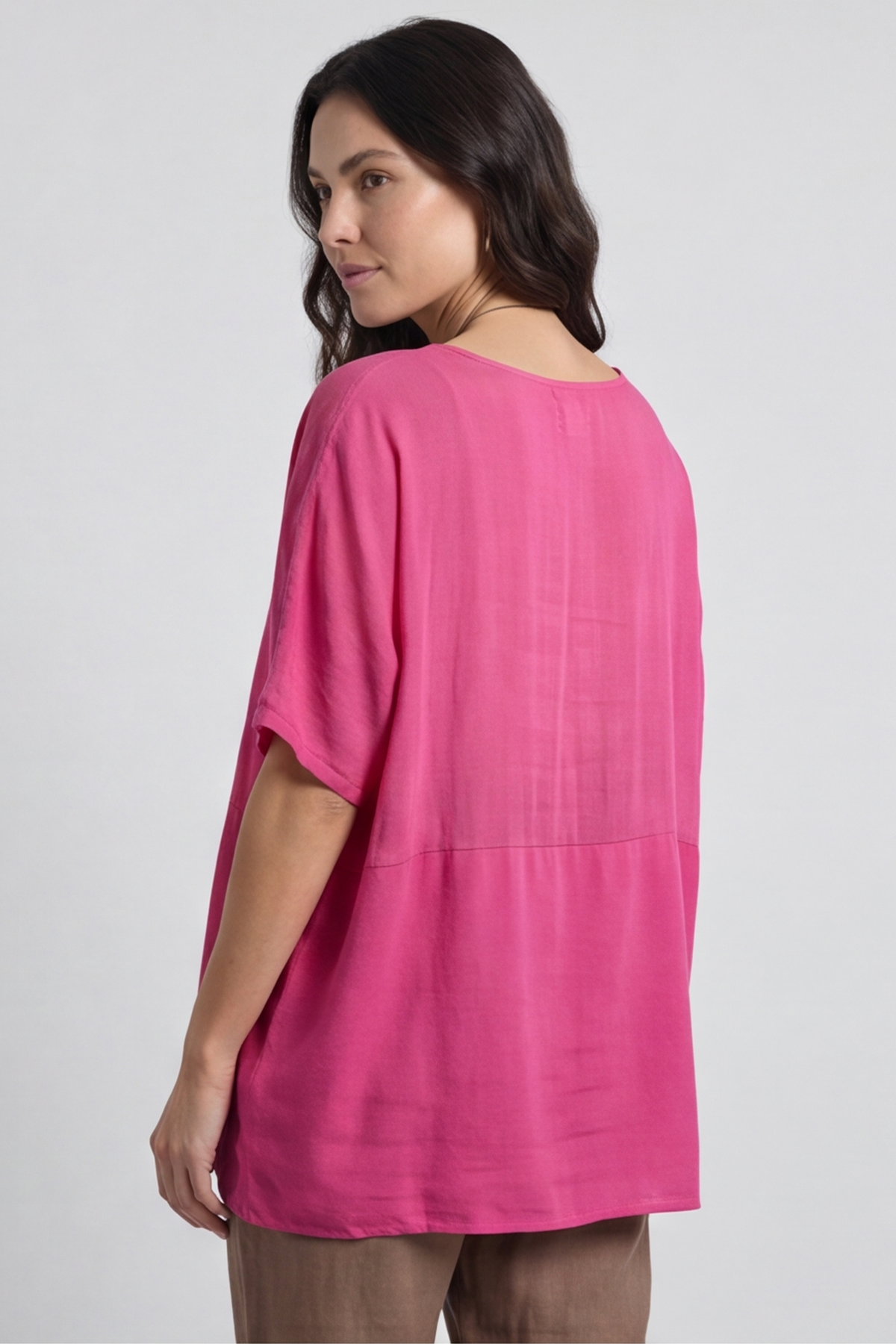 Ashleigh Necklace Top Fuchsia