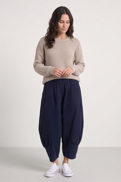 Olwen Needlecord Trousers Navy