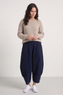 Olwen Needlecord Trousers Navy