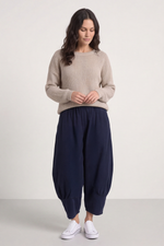 Olwen Needlecord Trousers Navy Navy - Olwen Needlecord Trousers Navy