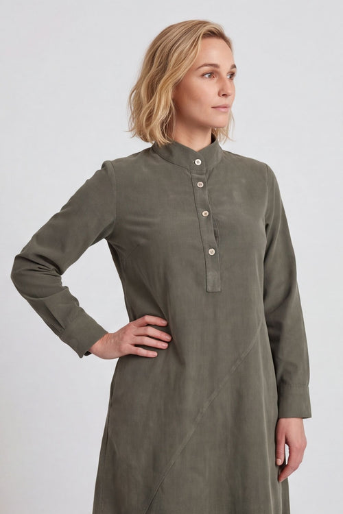 Ruby Needlecord Button Dress – image 2 of 4