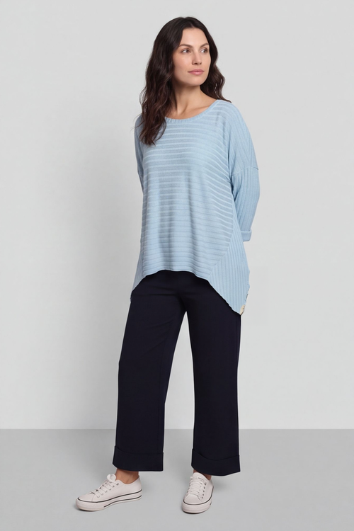 Allissa Knit Top Light Blue - Image 6