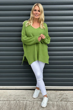 Bo Slouch Jumper Olive