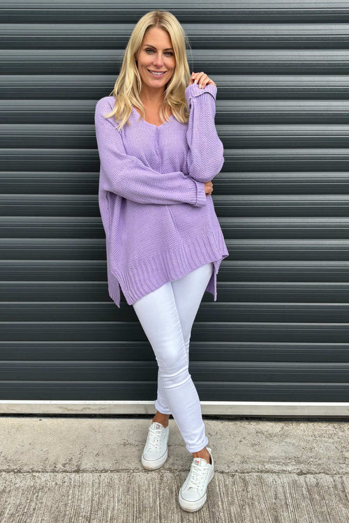 Bo Slouch Jumper Lilac