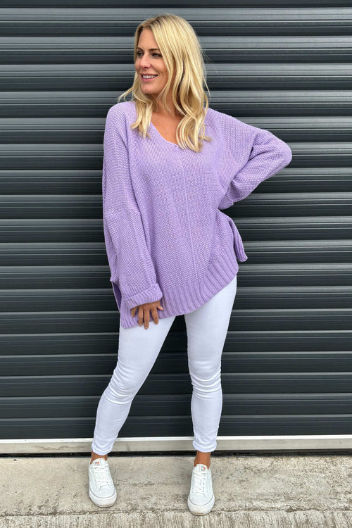 Bo Slouch Jumper Lilac - Image 7