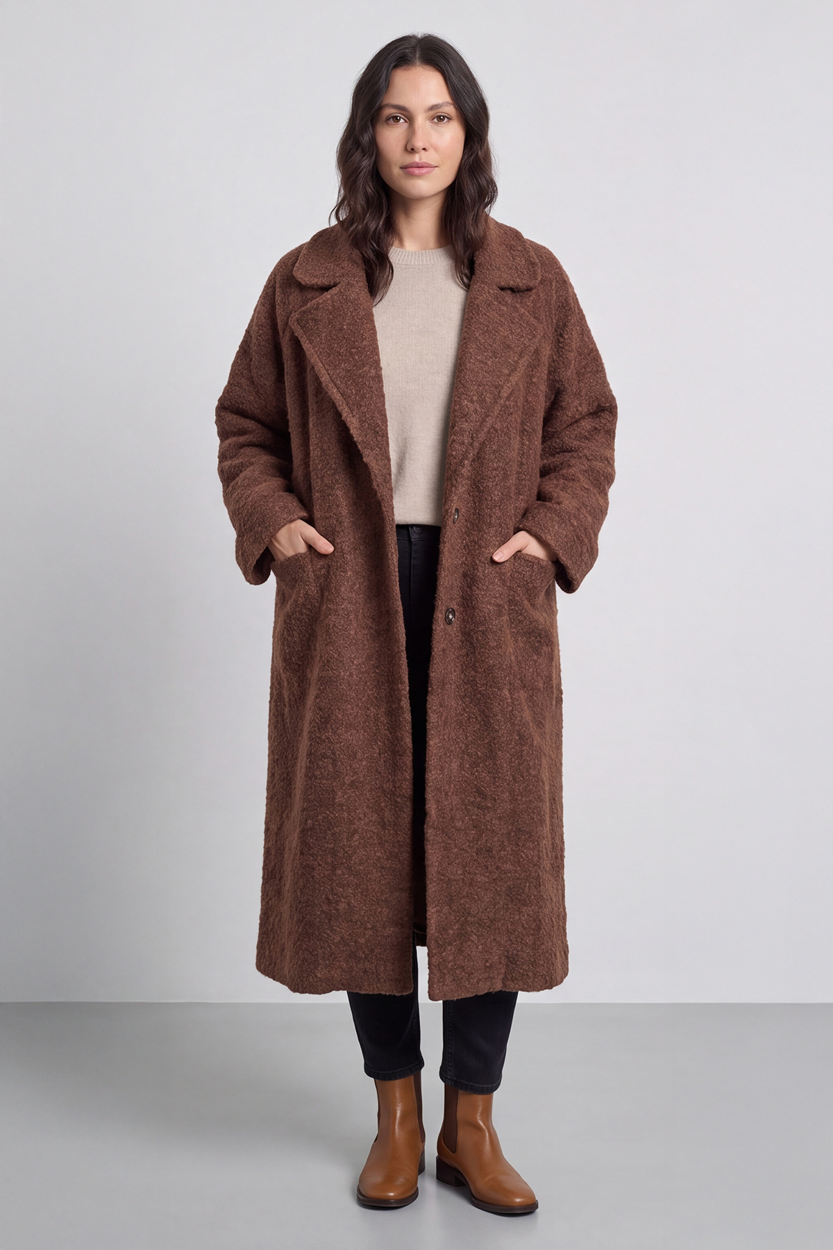Stefania Coat Cocoa
