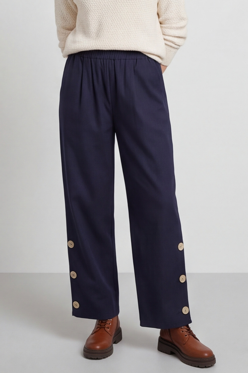 Nydia Trousers Navy - Image 2