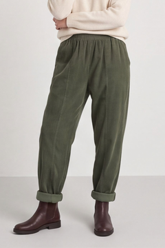 Poppy Needlecord Trousers Khaki