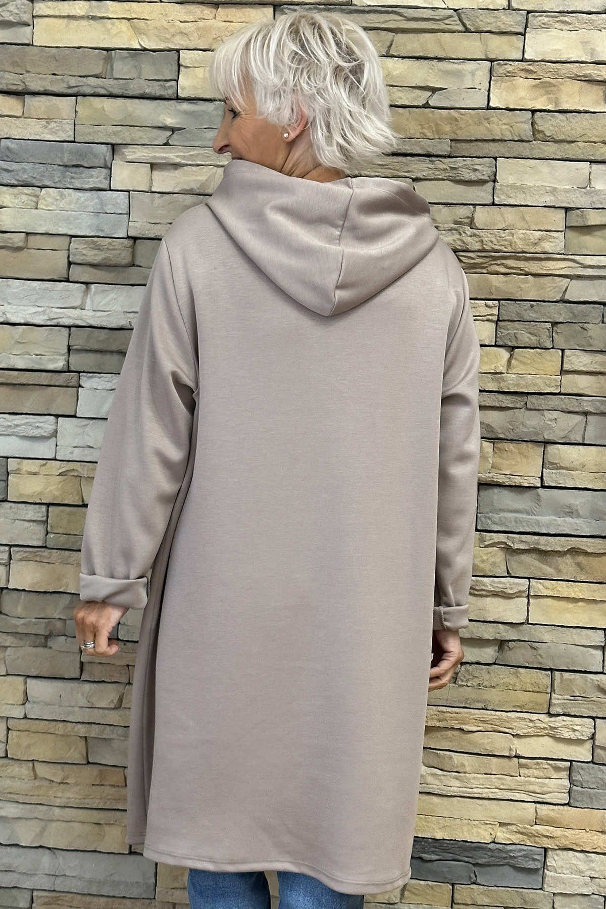 Faye Hooded Top Mocha