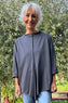 Fiona Cotton Top Charcoal