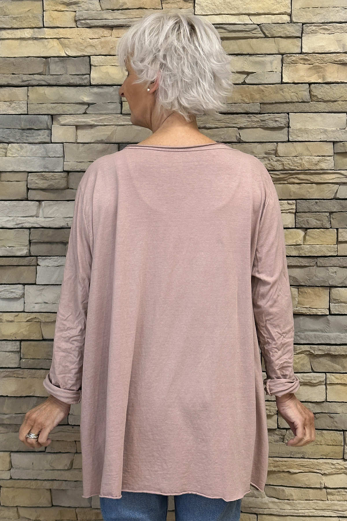 Amber Cotton Top Pink