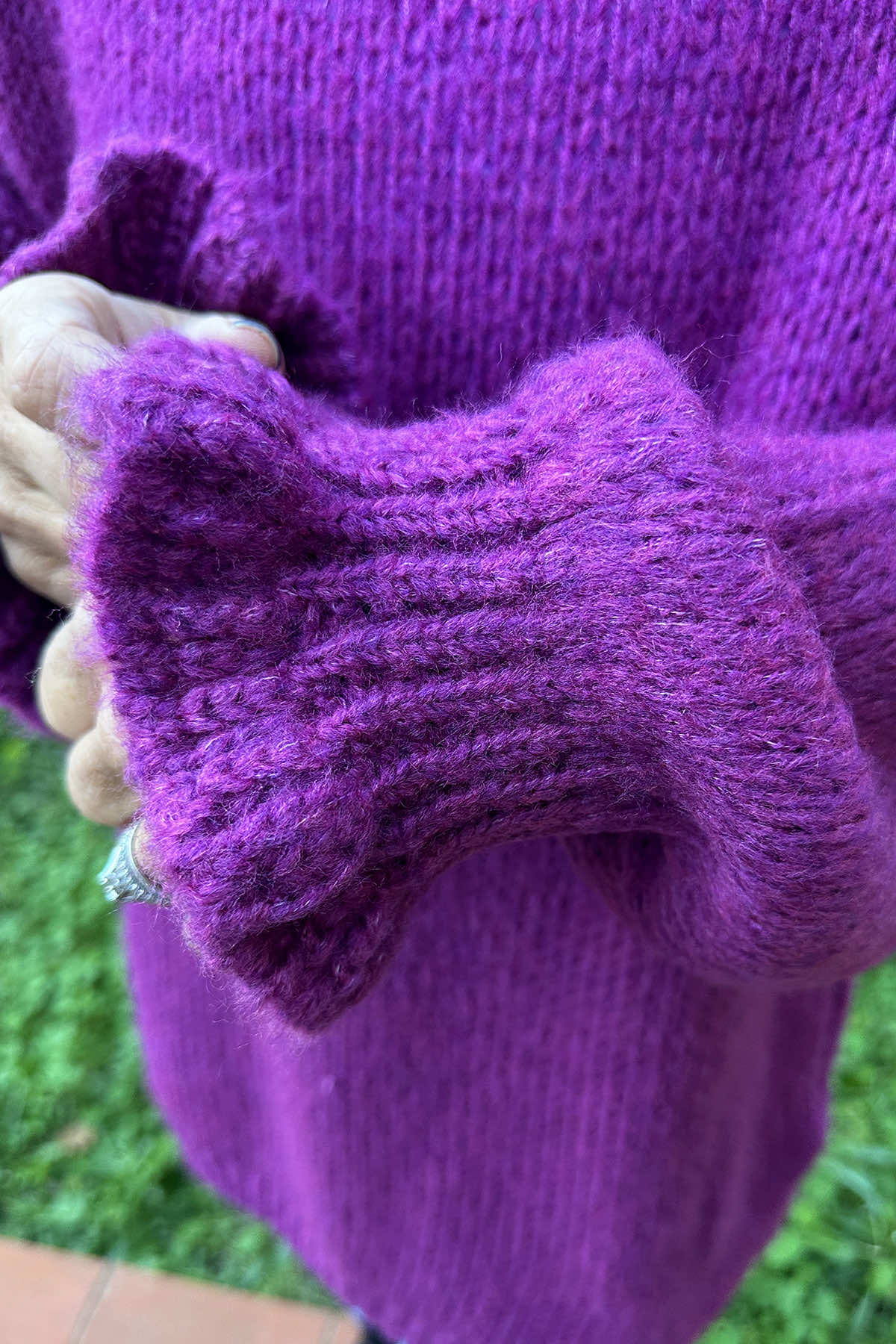 Elvie Knitted Jumper Purple