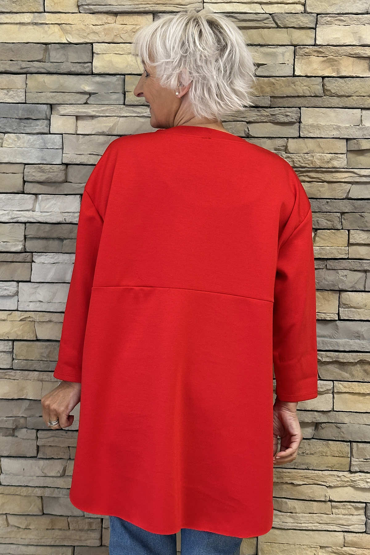 Leona Pocket Top Red