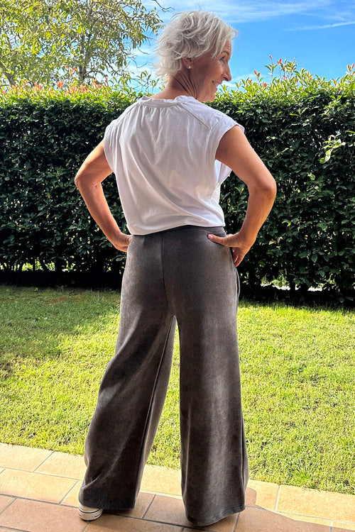 Myla Trousers Mid Grey - Image 4