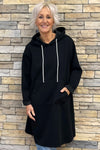 Faye Hooded Top Black