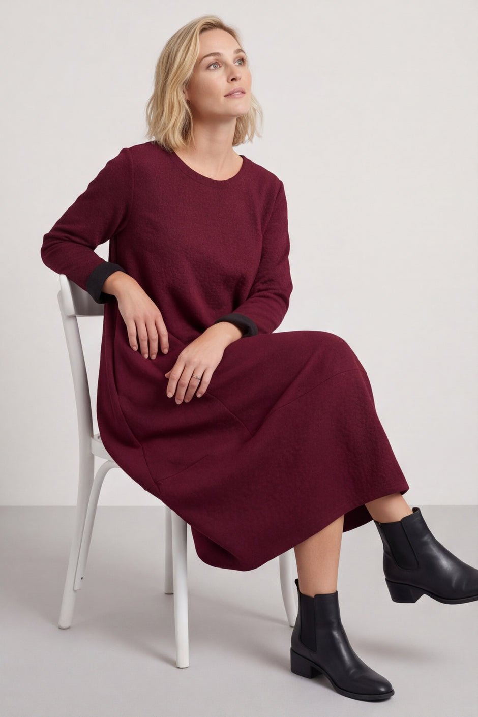 Loni Dress Wine