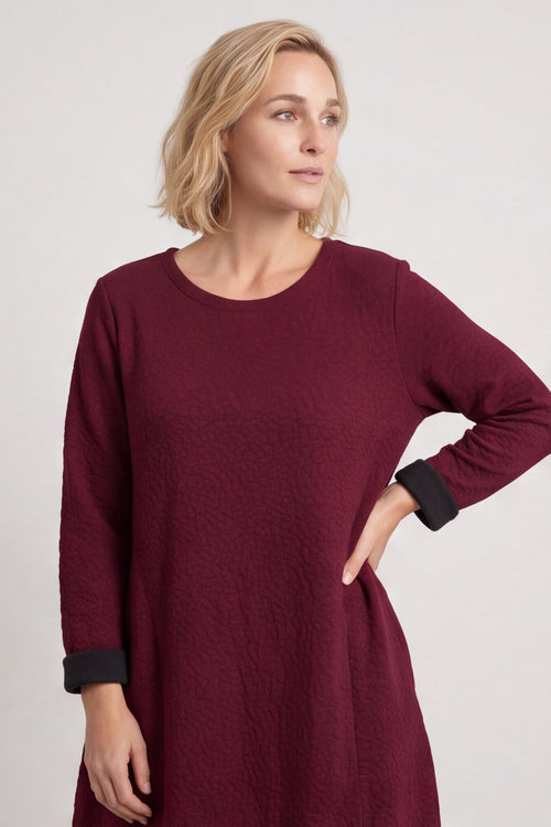 Loni Dress Wine - Image 6