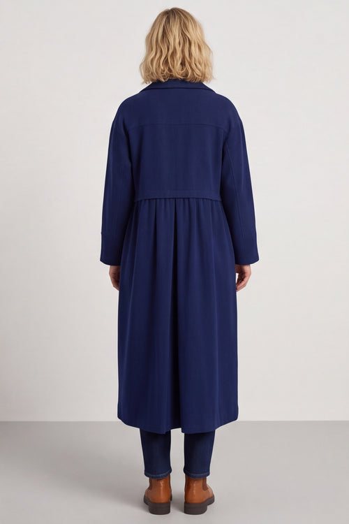 Meryl Long Needlecord Jacket Navy - Image 3