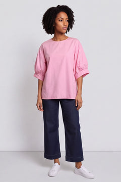 Lallie Cotton Top Pink – image 1 of 4